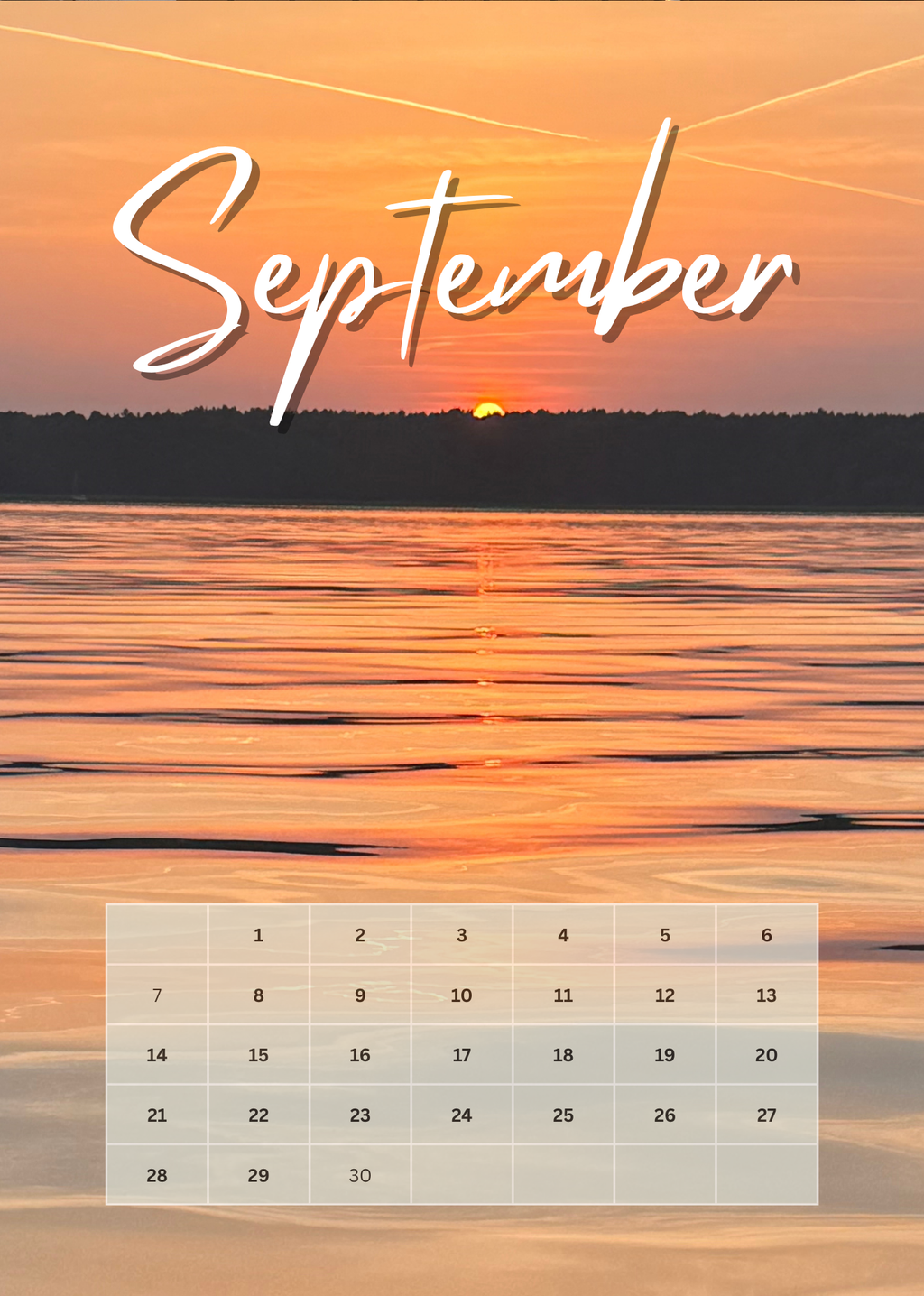 Wandkalender Segeln 2026