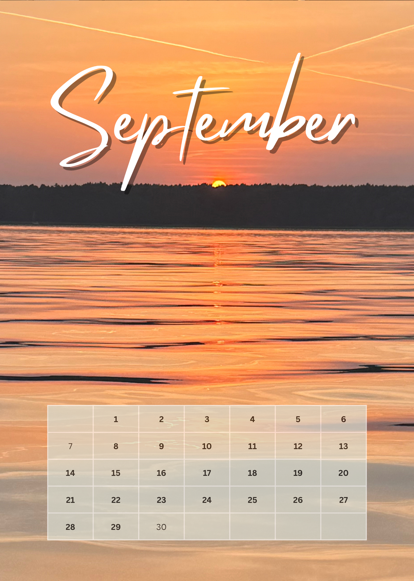 Wandkalender Segeln 2026