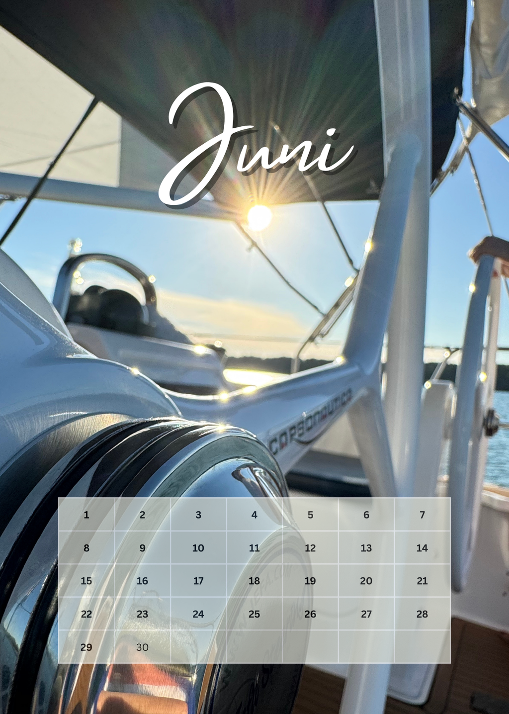 Wandkalender Segeln 2026